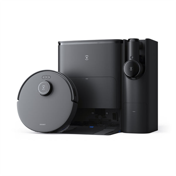 ECOVACS AUSSEMBOT ROBOT T30S COMBO COMPLET, DEEBOT, NOIR