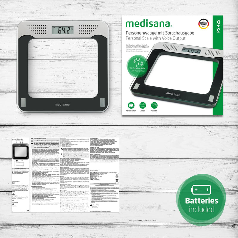 Medisana Scale personnelle avec sortie vocale PS425