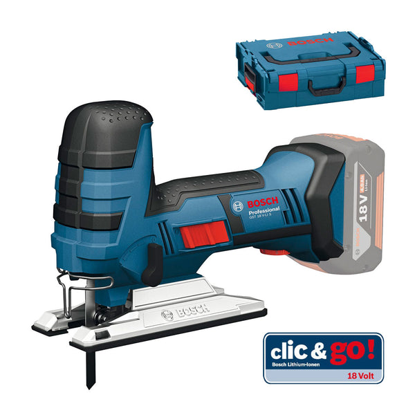 Bosch Professional Baugeräte GST 18 V-LI S solo Clic&Go Stichsäge Karton