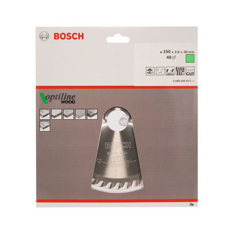 Bosch Professional Zubehör Baumaschinen Bosch Kreissägeblatt Optiline Wood