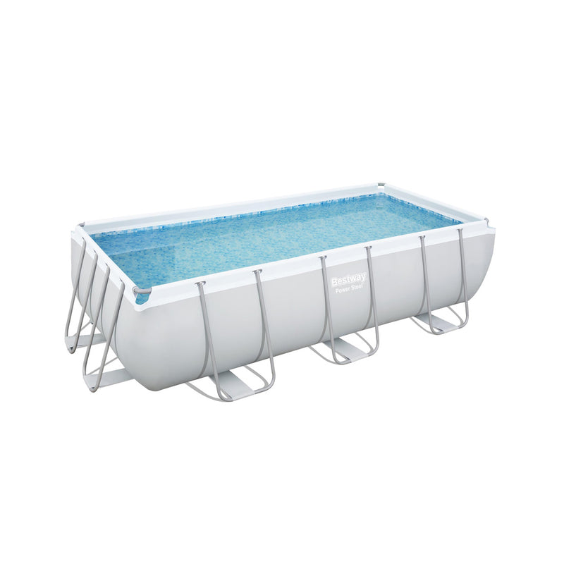 Potenza da piscina per esterni bestway Leisure Acciaio 404x201x100cm