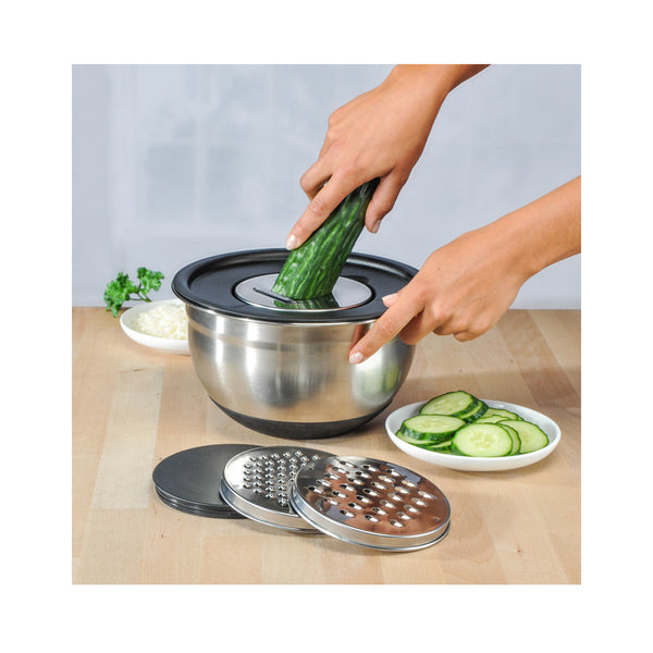 FS-star kitchen supplies FS-star mixing bowl made of stainless steel incl 3 grate
