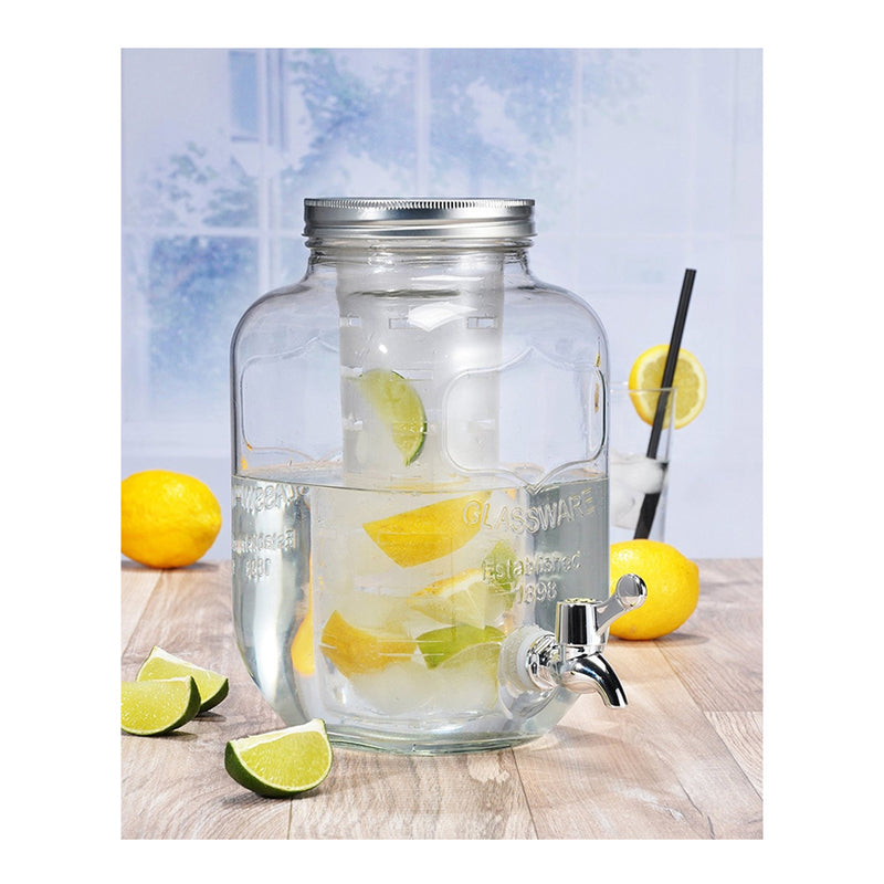 FS Star Kitchen Supplies FS Star Beverage Donor en verre 4L avec robinet