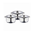 Berlinger Haus Küchenfarf Blaumann 6-part pot set stainless steel gourmet line