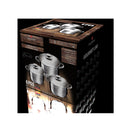 Berlinger Haus Küchenfarf Blaumann 6-part pot set stainless steel gourmet line