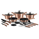 Berlinger Haus Küchenbedarf Rose Gold Edition Haus 17-teiliges Kochgeschirr-Set