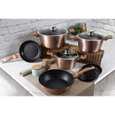 Berlinger Haus Küchenbedarf Rose Gold Edition Haus 17-teiliges Kochgeschirr-Set
