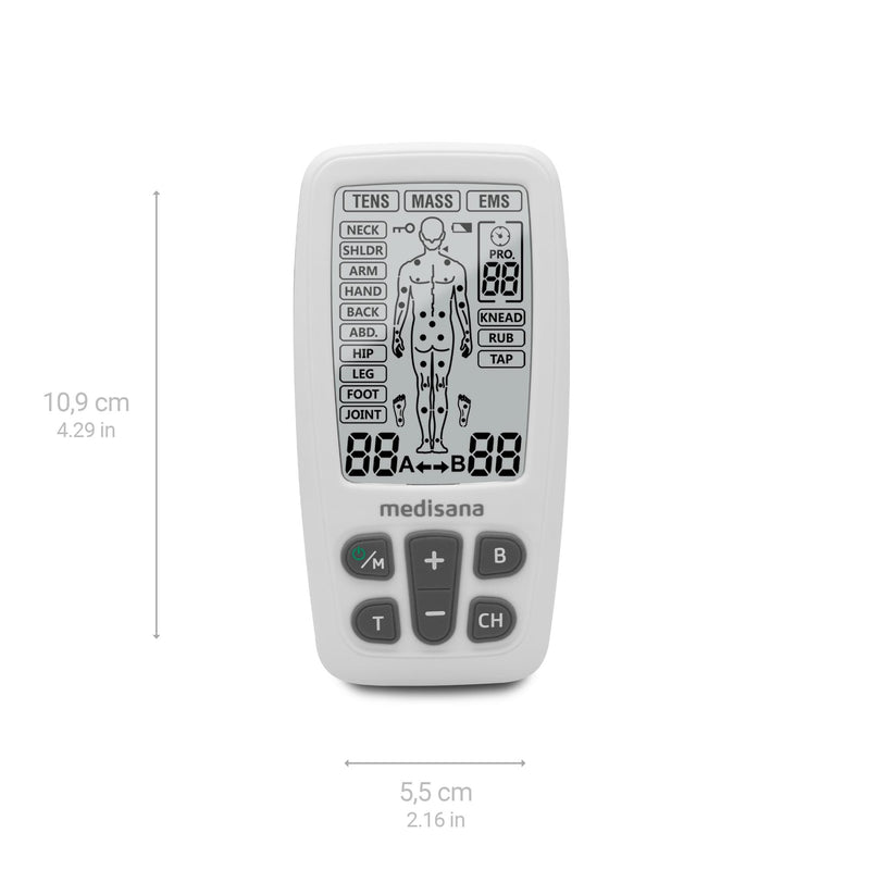 Dispositif d'électrothérapie Medisana TT200 3in1, blanc