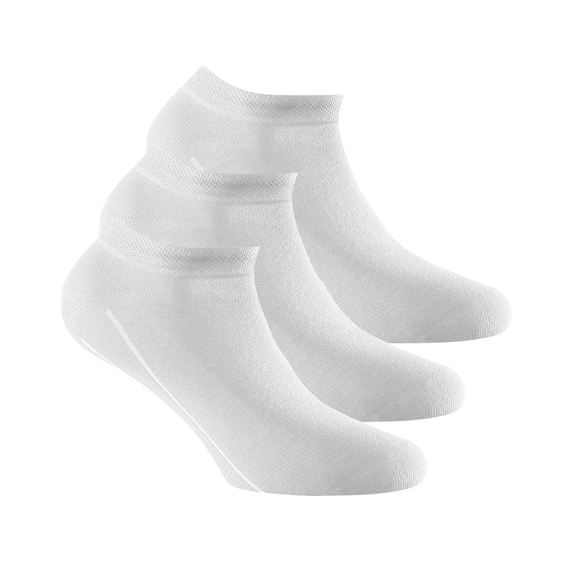 Rohner Socks Bekleidung Damen Sneaker basic 3er weiss Gr.35/38