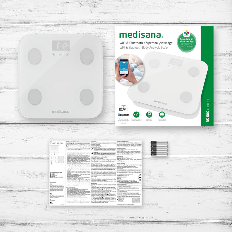 Medisana Personal Waage BS600 Connect, blanc