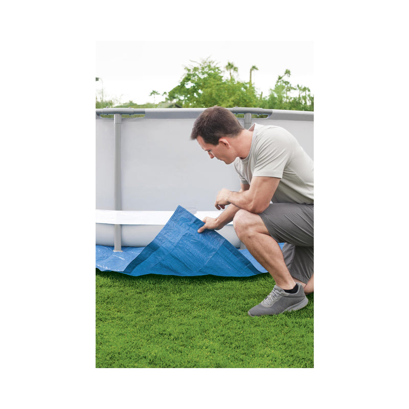 Bestway leisure outdoor floor tarpaulin for pools 488 x 488 cm