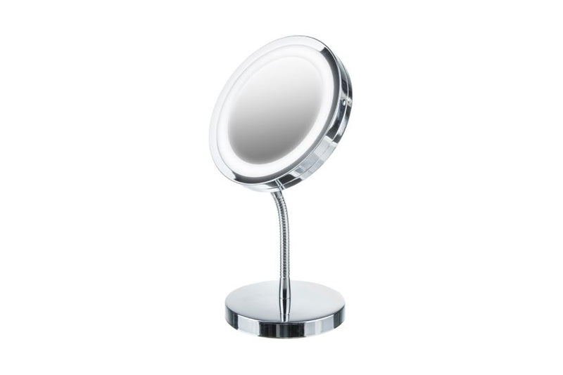 Adler Accessoires Ménage portable Miroir illuminé avec LED