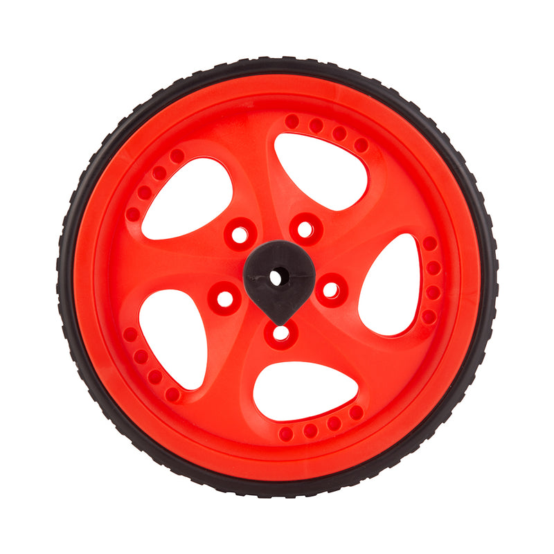 PURE Freizeit Indoor Exercise Wheel schwarz/rot