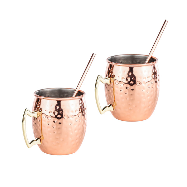 FS-Star Kitchen Supplies Mule Cup 2 Ensemble comprenant 2 cou de boisson