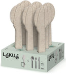Lékué Display Besteck-Set 3tlg mit Etui beige 9Stk. organic 0301000S02DP09