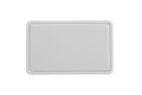 Polypres Schneidebrett GN 1/1 53x32.5cm H2cm weiss mit Saftrille 038.001.004