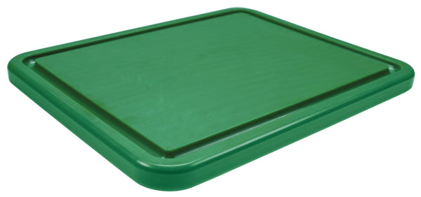 Polypres cutting board GN 1/1 53x32.5cm H2cm green with juice trille 038.001.005