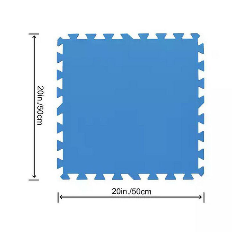 Bestway Leisure Outdoor Pool Mat 9er Pack 50x50 cm