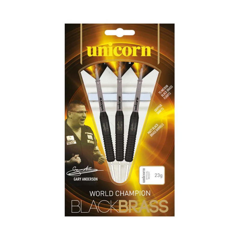 Unicorn Leisure Indoor Gary Anderson Black Brass Dart Arrows