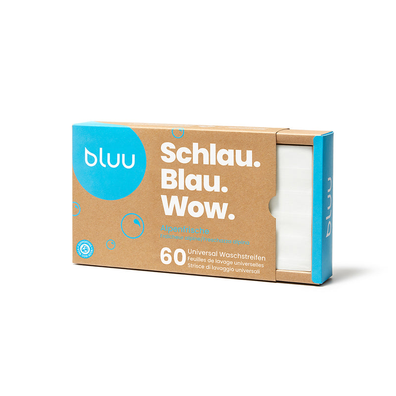 bluu Reinigen & Pflegen Waschstreifen Alpenfrische 60 Stk.