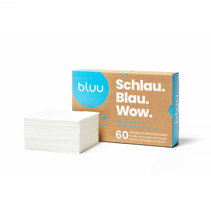 Bluu clean and maintain washing strips of alpine freshness 60 pieces.