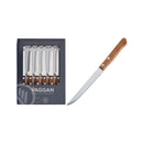 FS-STAR Küchenbedarf Steakmesser 6Stk. mit Holzgriff