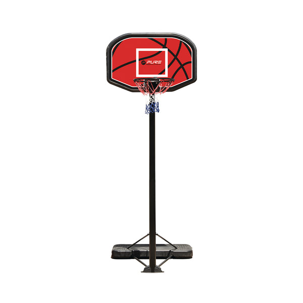 PURE2improve Freizeit Outdoor Pure2improve tragbarer Basketballständer 1.90 - 3.40m