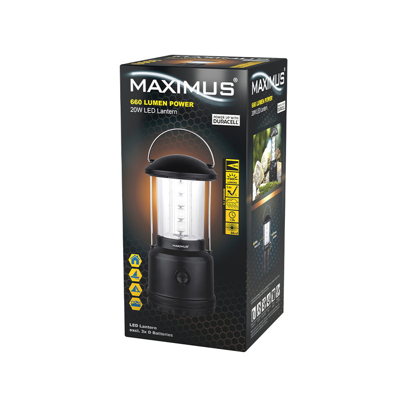 Lanter per il campeggio a LED MAXIMUS Spot e Lampade Watt