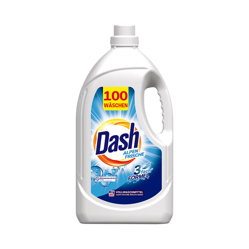 Dash clean & maintain liquid detergent alps fresh 5l