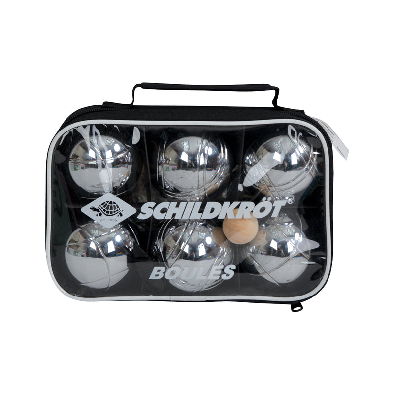 SCHURTKRöt Leisure Outdoor Boules / Boccia Set con sfere in acciaio in una borsa da trasporto