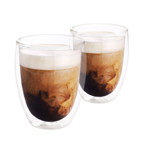 FS-STAR Küchenbedarf Kaffeeglas doppelwandig 2 Stück