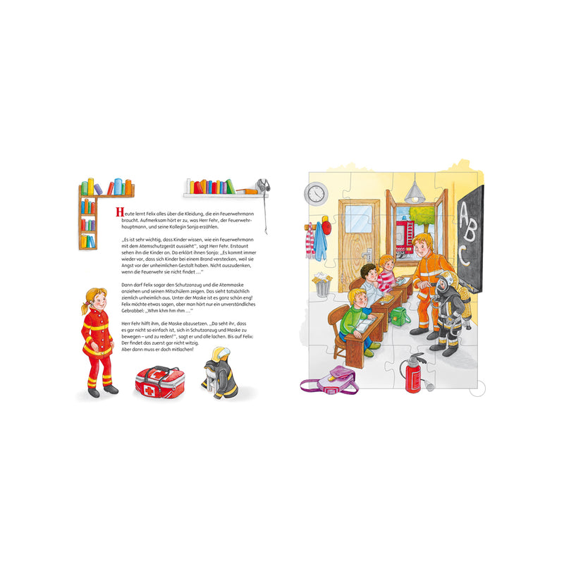 XXL Kinder Puzzlebuch Der kleine Feuerwehrman