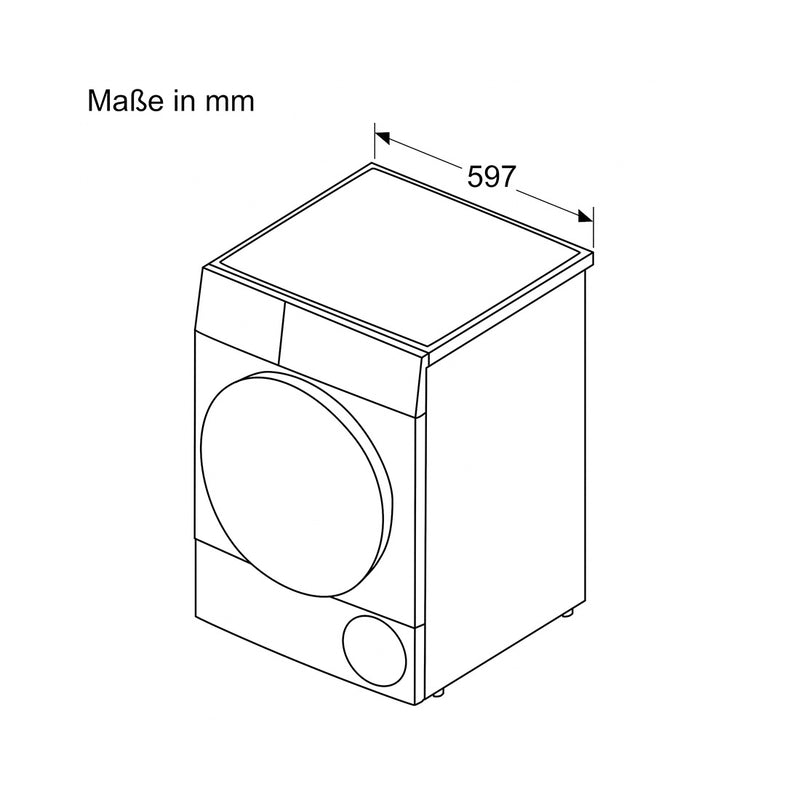 Bosch Tumble Dryer 8kg, WQG2330RCH, A +++