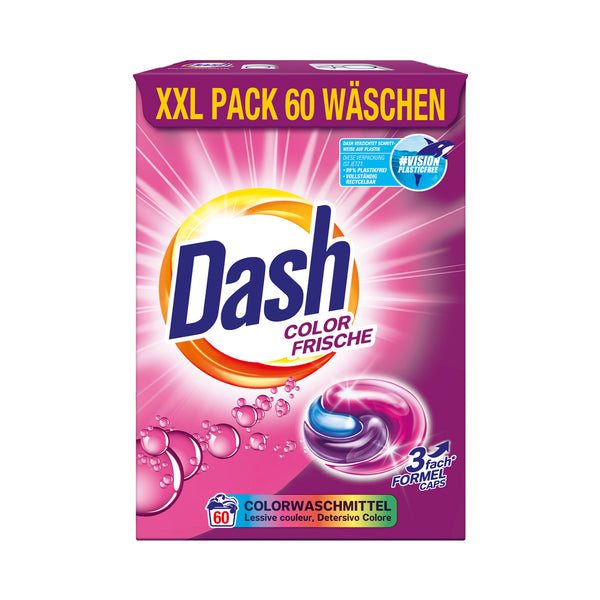 Dash Reinigen & Pflegen 3in1 Waschmaschinencaps Color Frische