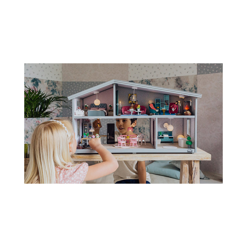 LUNDBY Kinder Puppenhauszubehör Schlafzimmer Set