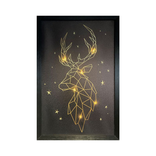 Dameco Christmas Led picture deer head