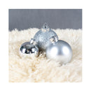 FS-STAR Weihnachten Weihnachtskugeln 34er Set silber