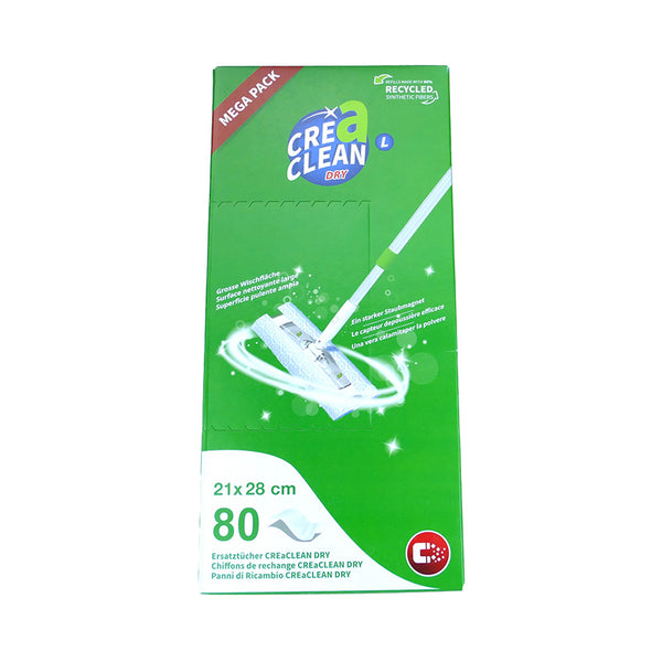 Clean & maintain Creaclean replacement towels dry L 80 pieces