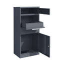 Holmberg Zubehör Haushalt Paket-Briefkasten 50x38x112cm anthrazit