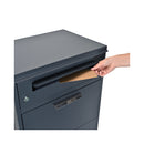 Holmberg Zubehör Haushalt Paket-Briefkasten 50x38x112cm anthrazit