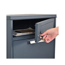 Holmberg Zubehör Haushalt Paket-Briefkasten 50x38x112cm anthrazit