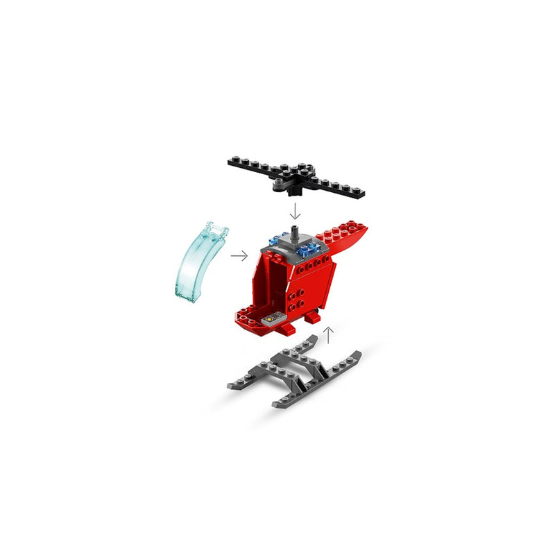 LEGO Kinder 60318 Feuerwehrhubschrauber