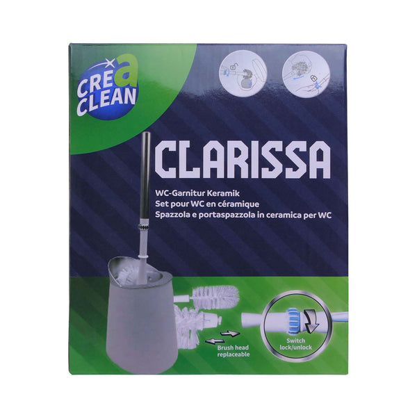Pulisci e mantenendo il set di servizi igienici crealean Clarissa in ceramica