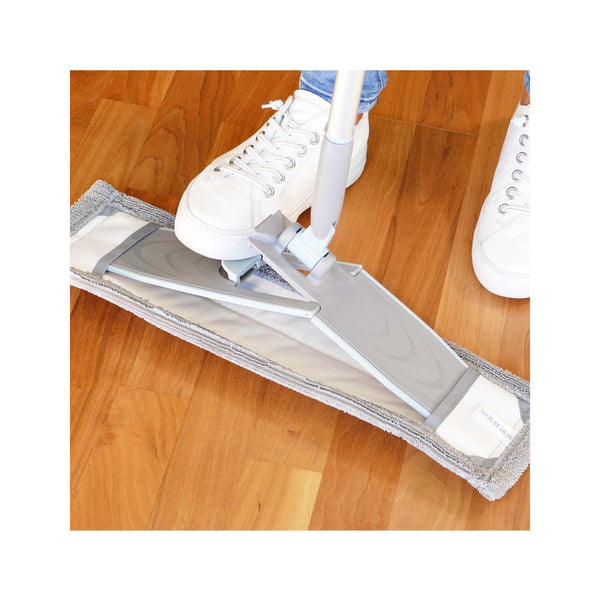 Cleaning & maintaining Creaclean folding holders 42cm crystalmop with telescopic handle and wiping cover