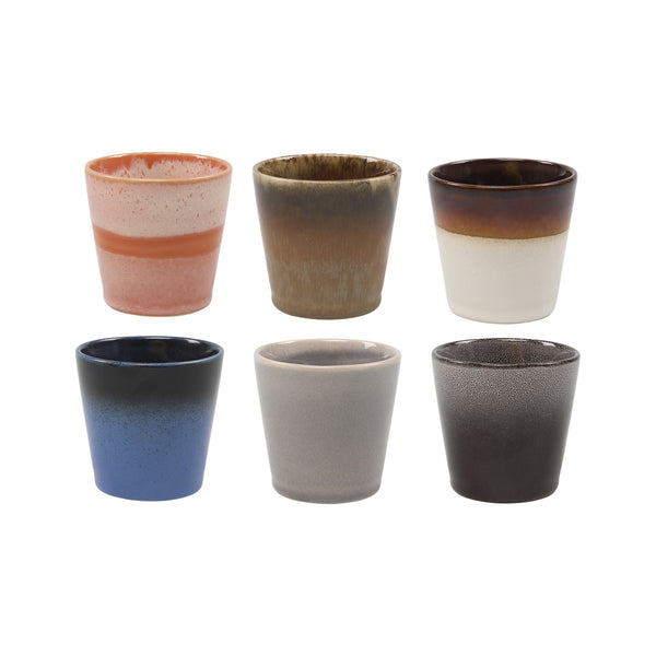 Tavola kitchen needs coffee cup 200ml stoneware 6 pieces