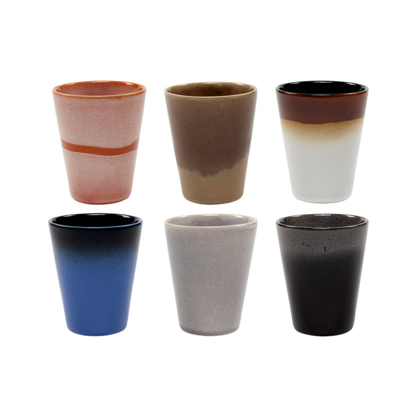 Tavola kitchen needs coffee mug 310ml of stone goods 6 pieces