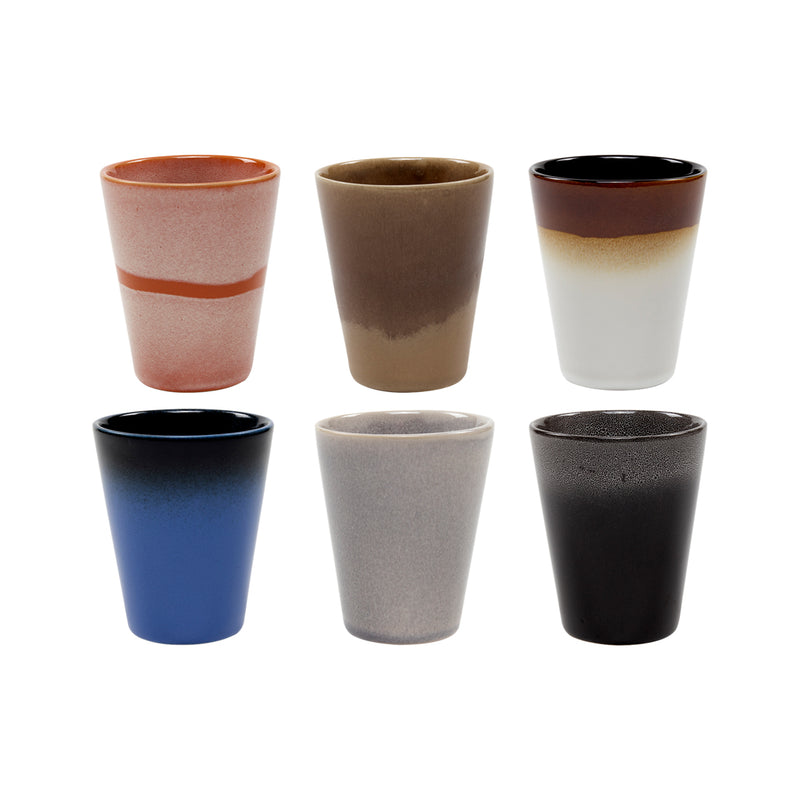 Tavola kitchen needs coffee mug 310ml of stone goods 6 pieces