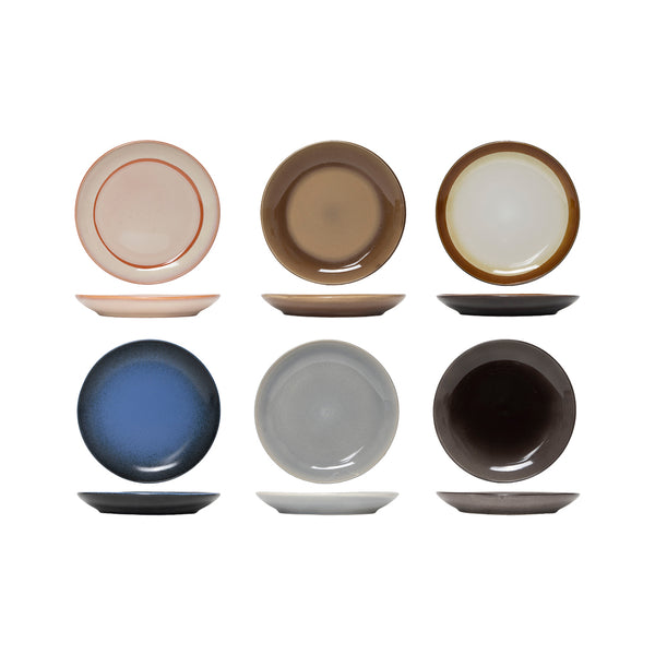 Tavola kitchen need plate Ø20cm Earth 6 pieces assorted