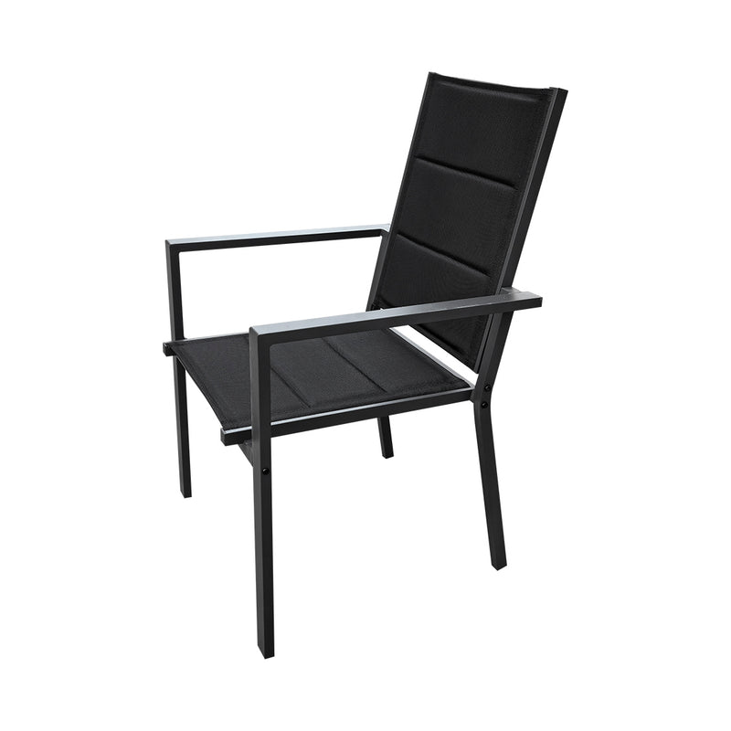 Chaise de jardin de meubles de jardin contini biono 2er set 64.5x60x98cm