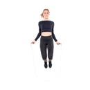 PURE2improve Freizeit Indoor gewichtetes Springseil schwarz